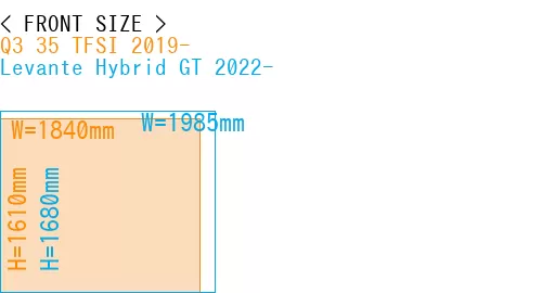 #Q3 35 TFSI 2019- + Levante Hybrid GT 2022-